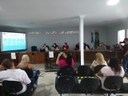 Secretaria Municipal de saúde realiza Audiência Pública no Plenário da Casa Legislativa.